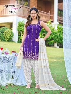 Mukesh queen patiyala 2 kurtis fabric wholesale